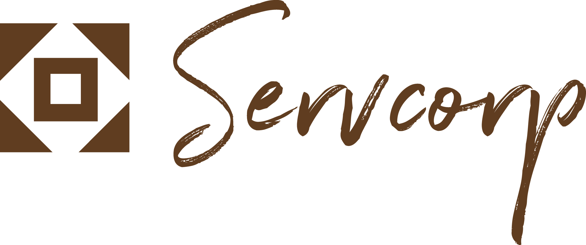 Servcorp Logo Script_Brown HD